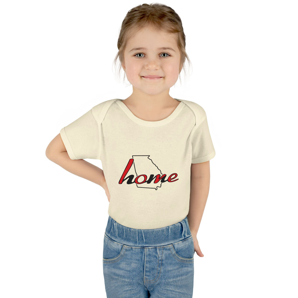 Georgia 'Home' Infant Bodysuit — Baby Onesie with State Outline