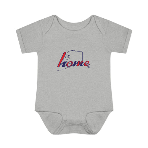 Alaska 'Home' Infant Bodysuit — Baby Onesie with State Outline