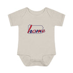 Pennsylvania 'Home' Infant Bodysuit — Baby Onesie with State Outline