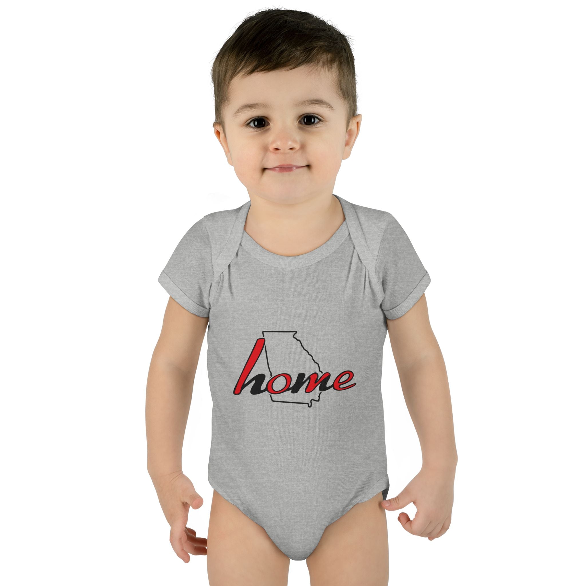 Georgia 'Home' Infant Bodysuit — Baby Onesie with State Outline