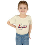 West Virginia 'Home' Infant Bodysuit — Baby Onesie with State Outline
