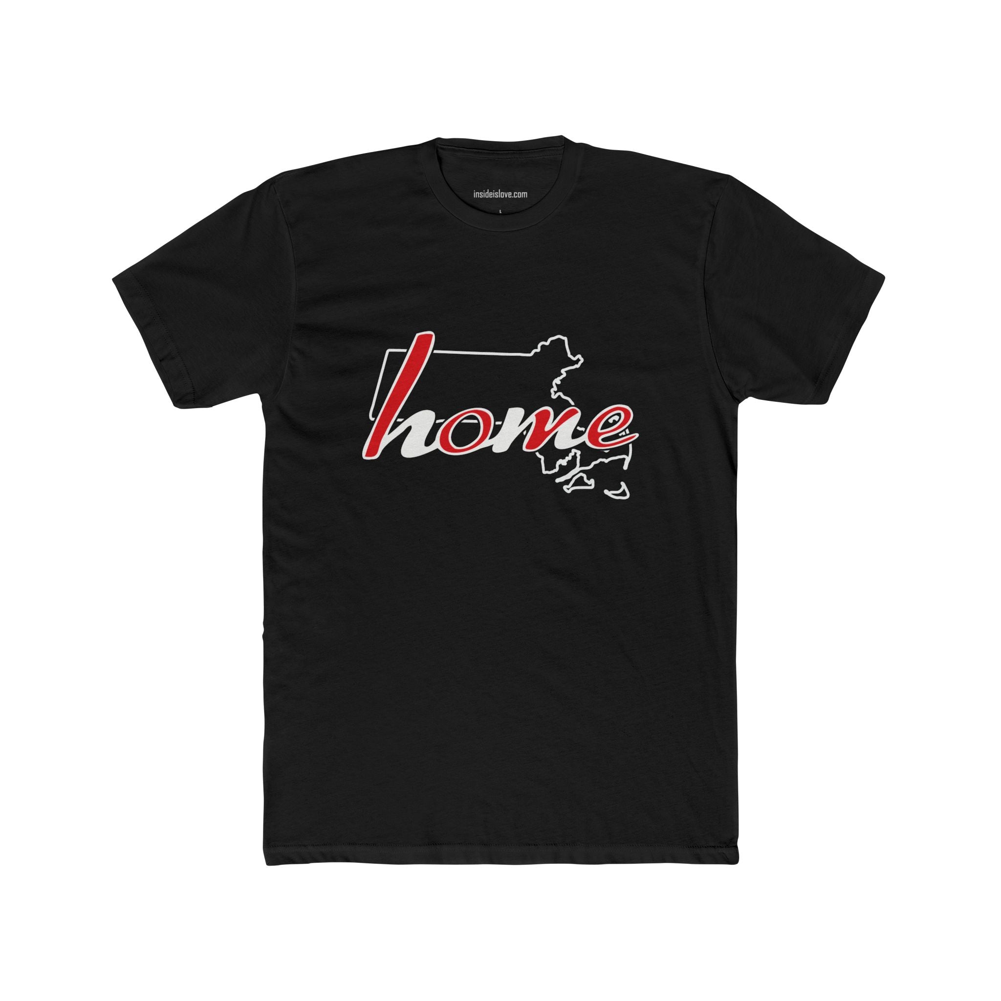 Massachusetts - Home and Love Script Tee