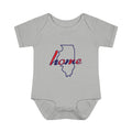 Illinois 'Home' Infant Bodysuit — Baby Onesie with State Outline