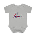 Delaware 'Home' Infant Bodysuit — Baby Onesie with State Outline