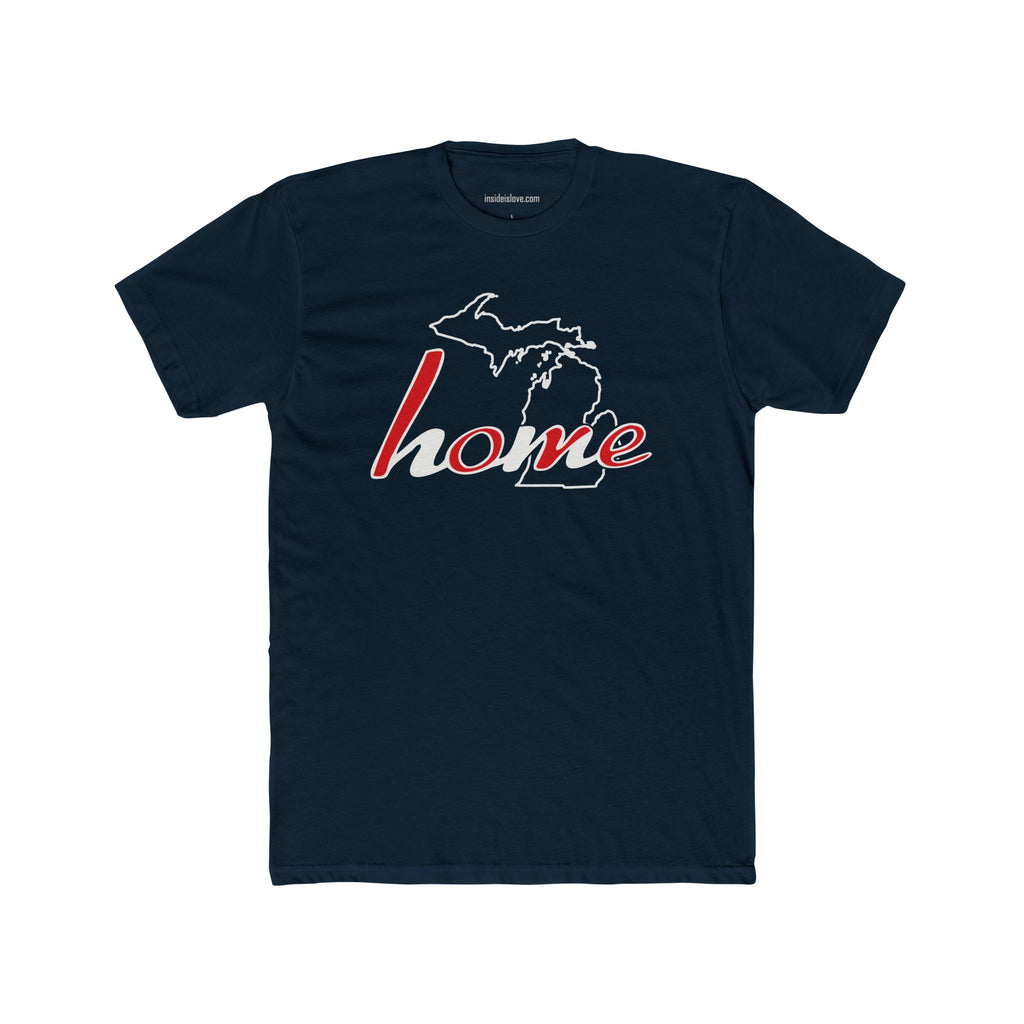 Michigan - Home and Love Script Tee