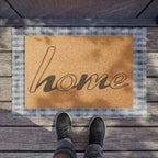 Natural Coir 'home' Doormat – Rustic Welcome Entry Mat