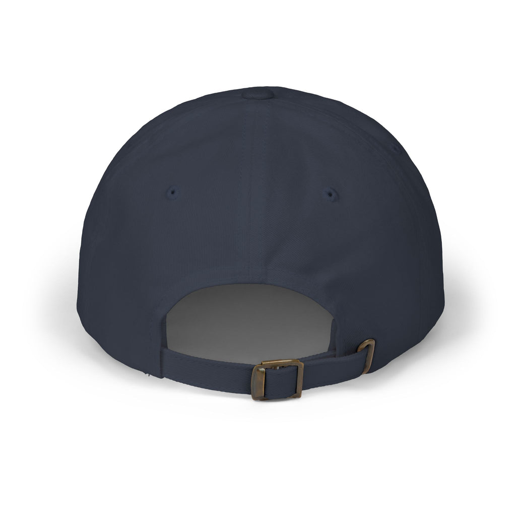 Home Plate Cap — Minimal White Embroidered Baseball/Softball Hat