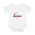 Delaware 'Home' Infant Bodysuit — Baby Onesie with State Outline
