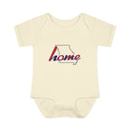 Missouri 'Home' Infant Bodysuit — Baby Onesie with State Outline