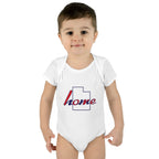 Utah 'Home' Infant Bodysuit — Baby Onesie with State Outline