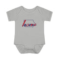 Iowa 'Home' Infant Bodysuit — Baby Onesie with State Outline