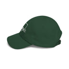 Home Plate Cap — Minimal White Embroidered Baseball/Softball Hat