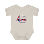Utah 'Home' Infant Bodysuit — Baby Onesie with State Outline