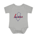 New Jersey 'Home' Infant Bodysuit — Baby Onesie with State Outline