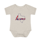 Texas 'Home' Infant Bodysuit — Baby Onesie with State Outline