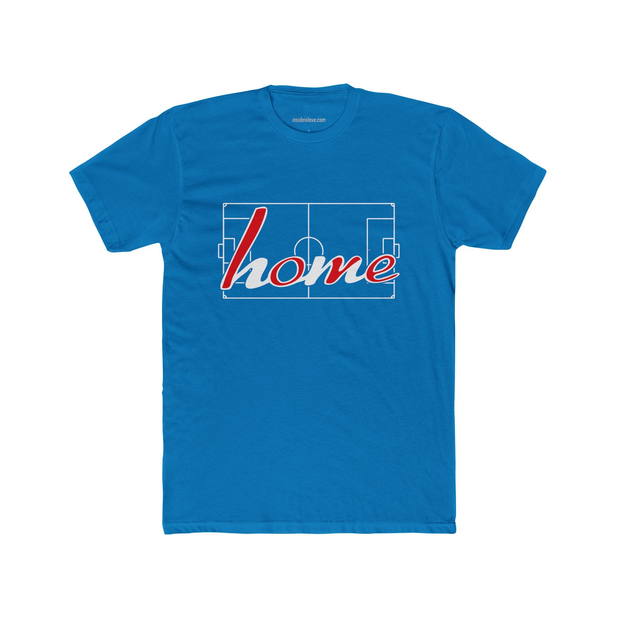 Soccer/Football - Home and Love Tee (red fill)