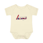 North Carolina 'Home' Infant Bodysuit — Baby Onesie with State Outline