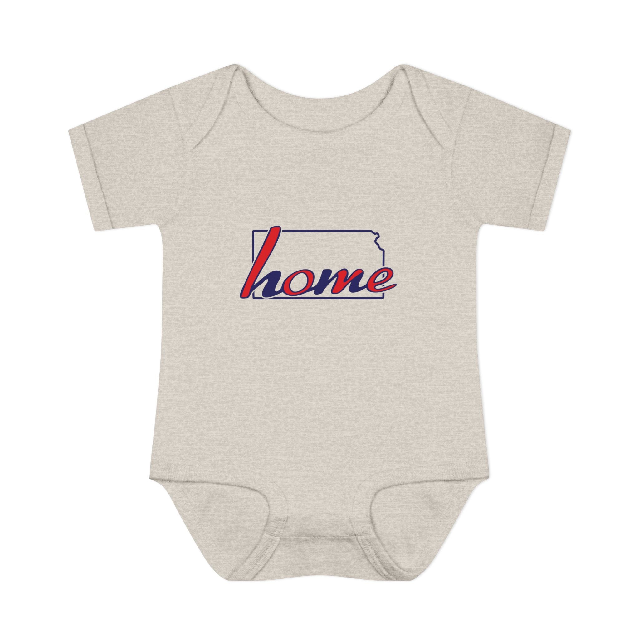 Kentucky 'Home' Infant Bodysuit — Baby Onesie with State Outline