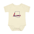 Arizona 'Home' Infant Bodysuit — Baby Onesie with State Outline