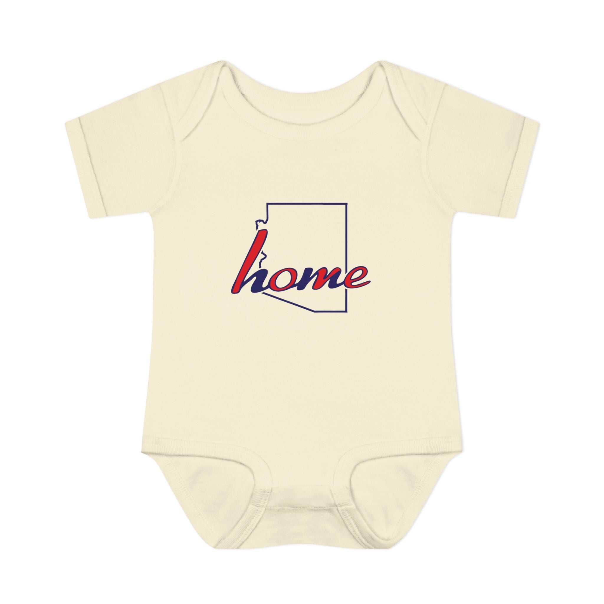 Arizona 'Home' Infant Bodysuit — Baby Onesie with State Outline