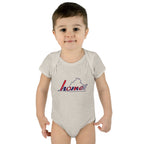 Virginia 'Home' Infant Bodysuit — Baby Onesie with State Outline