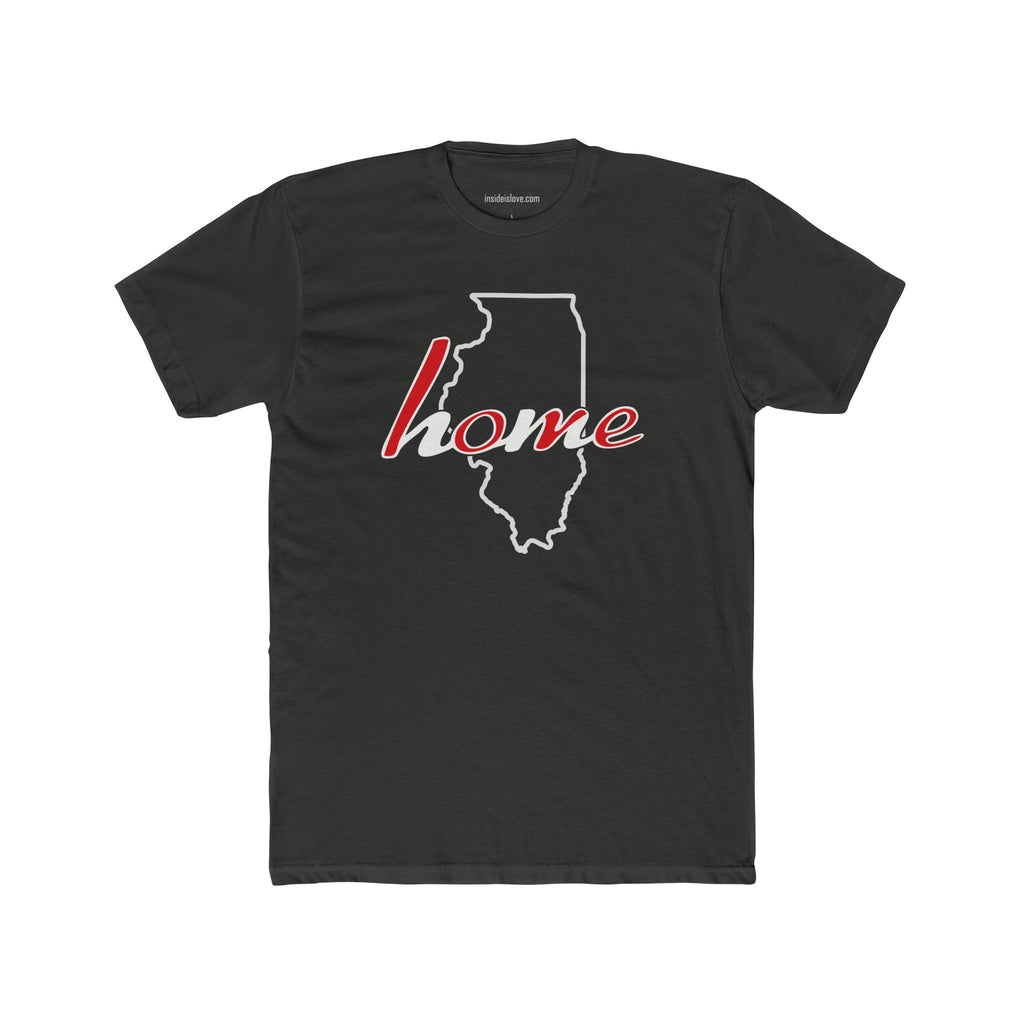 Illinois - Home and Love Script Tee