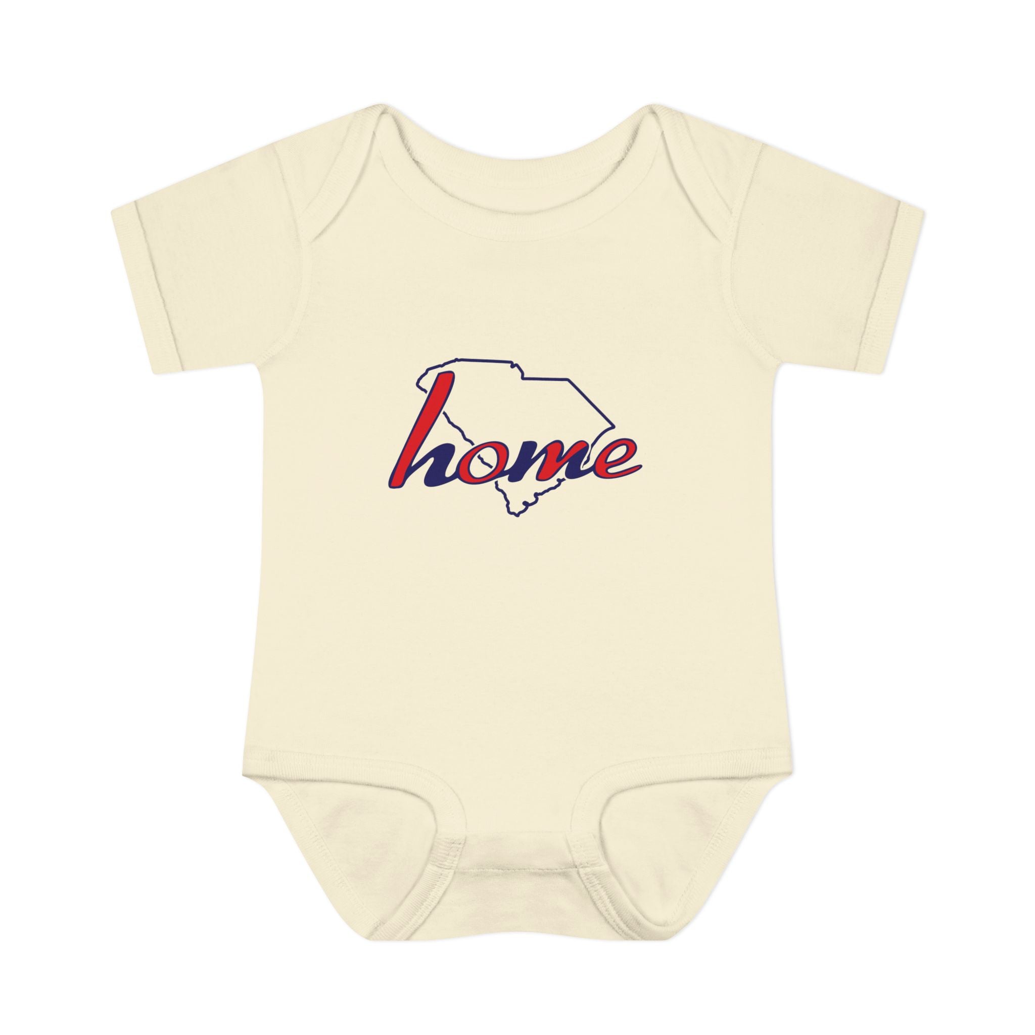South Carolina 'Home' Infant Bodysuit — Baby Onesie with State Outline