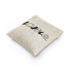Home - Home and Love Woven Pillow