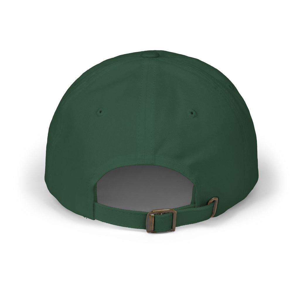 Home Plate Cap — Minimal White Embroidered Baseball/Softball Hat