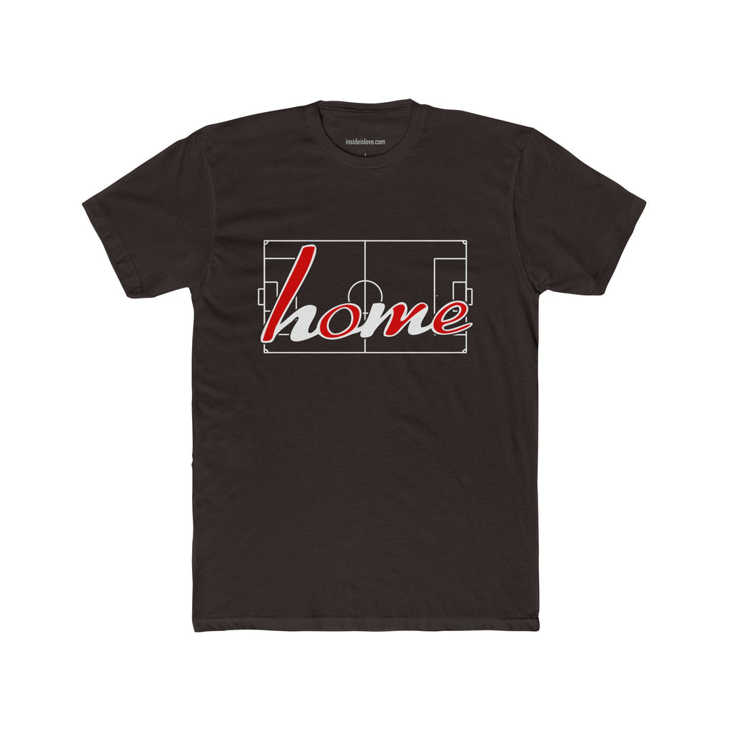 Soccer/Football - Home and Love Tee (red fill)