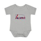 Nebraska 'Home' Infant Bodysuit — Baby Onesie with State Outline
