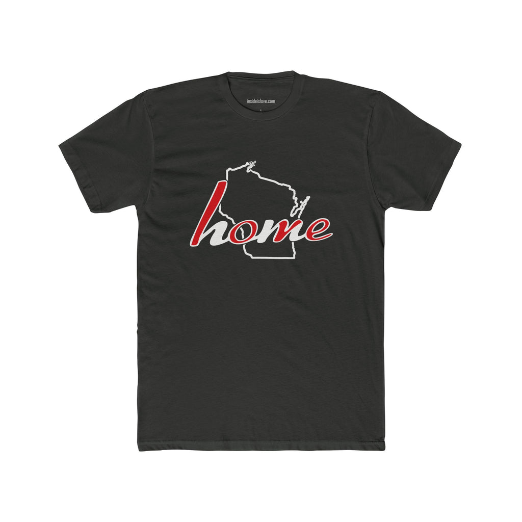 Wisconsin - Home and Love Script Tee