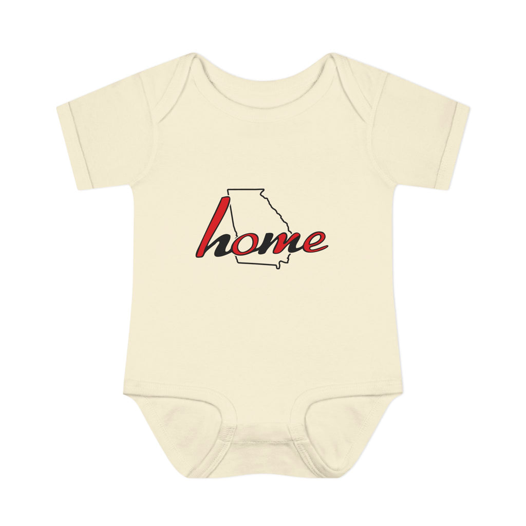 Georgia 'Home' Infant Bodysuit — Baby Onesie with State Outline