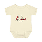 Georgia 'Home' Infant Bodysuit — Baby Onesie with State Outline