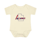 Utah 'Home' Infant Bodysuit — Baby Onesie with State Outline