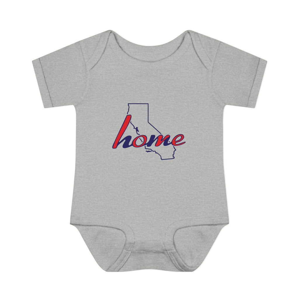 California 'Home' Infant Bodysuit — Baby Onesie with State Outline