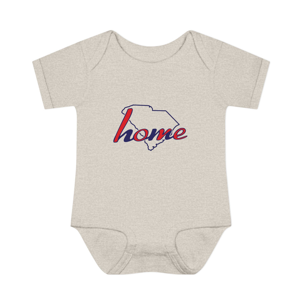 South Carolina 'Home' Infant Bodysuit — Baby Onesie with State Outline