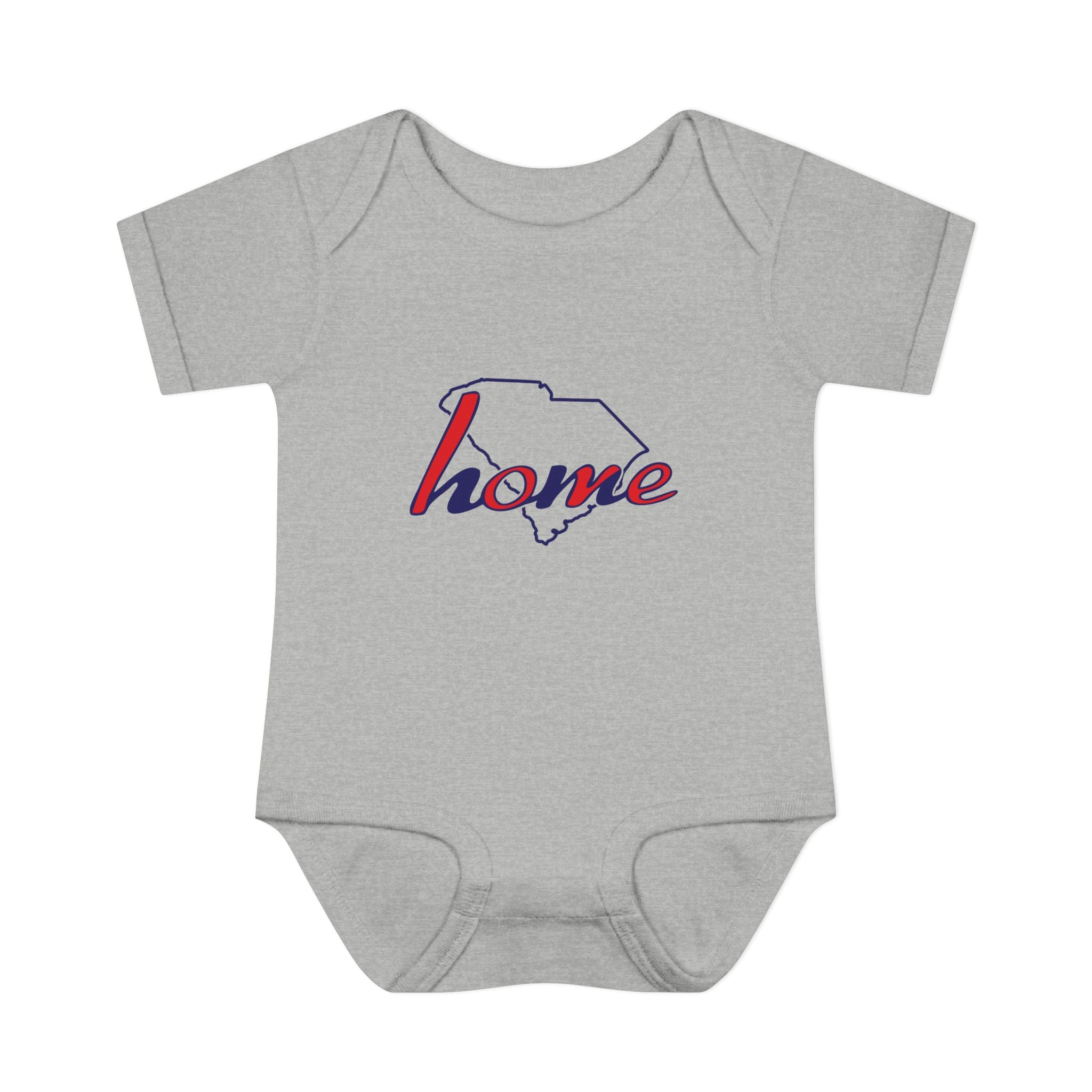 South Carolina 'Home' Infant Bodysuit — Baby Onesie with State Outline