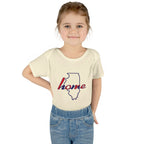Illinois 'Home' Infant Bodysuit — Baby Onesie with State Outline