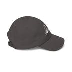 Home Plate Cap — Minimal White Embroidered Baseball/Softball Hat