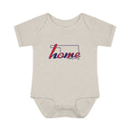 Oklahoma 'Home' Infant Bodysuit — Baby Onesie with State Outline