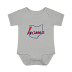 Ohio 'Home' Infant Bodysuit — Baby Onesie with State Outline