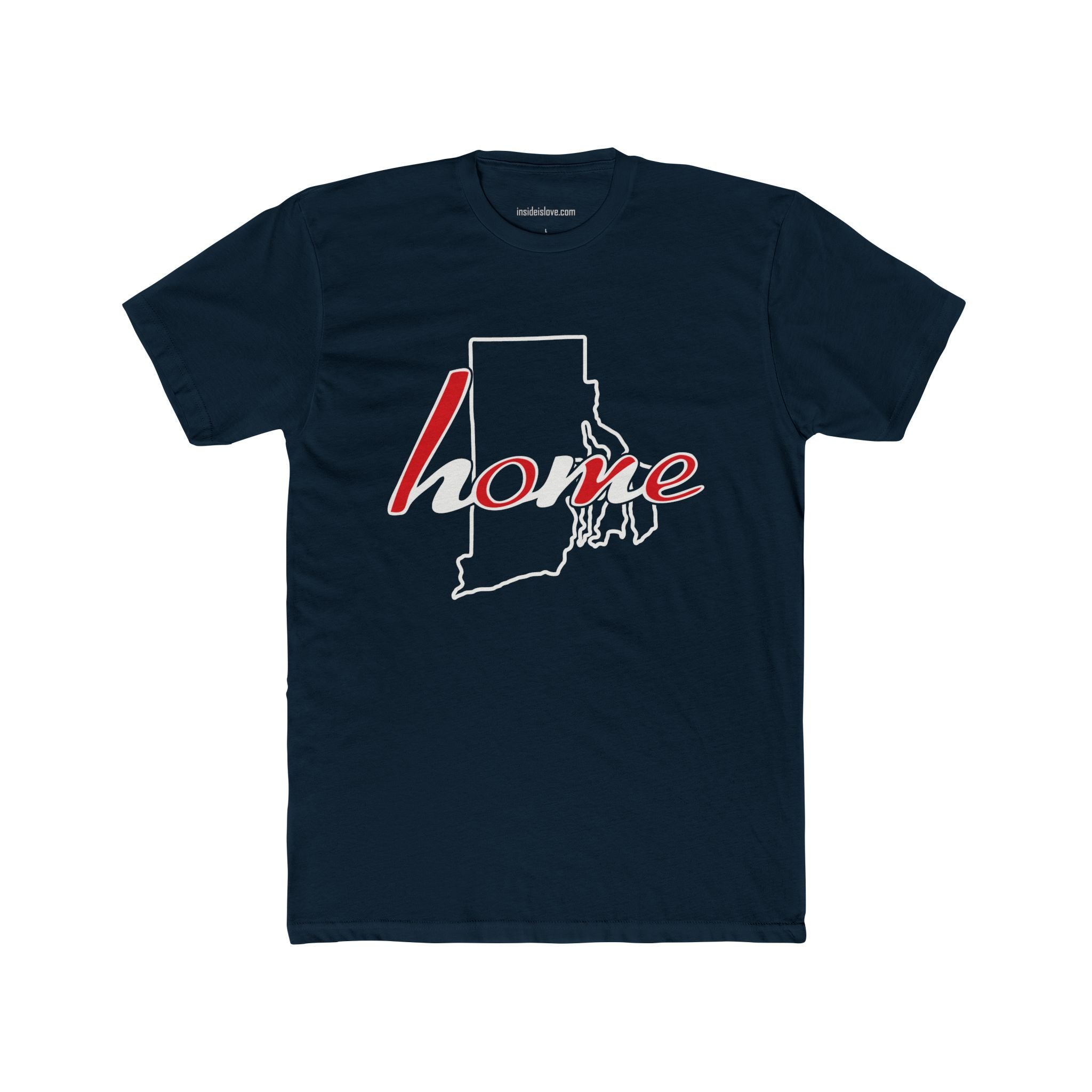 Rhode Island - Home and Love Script Tee