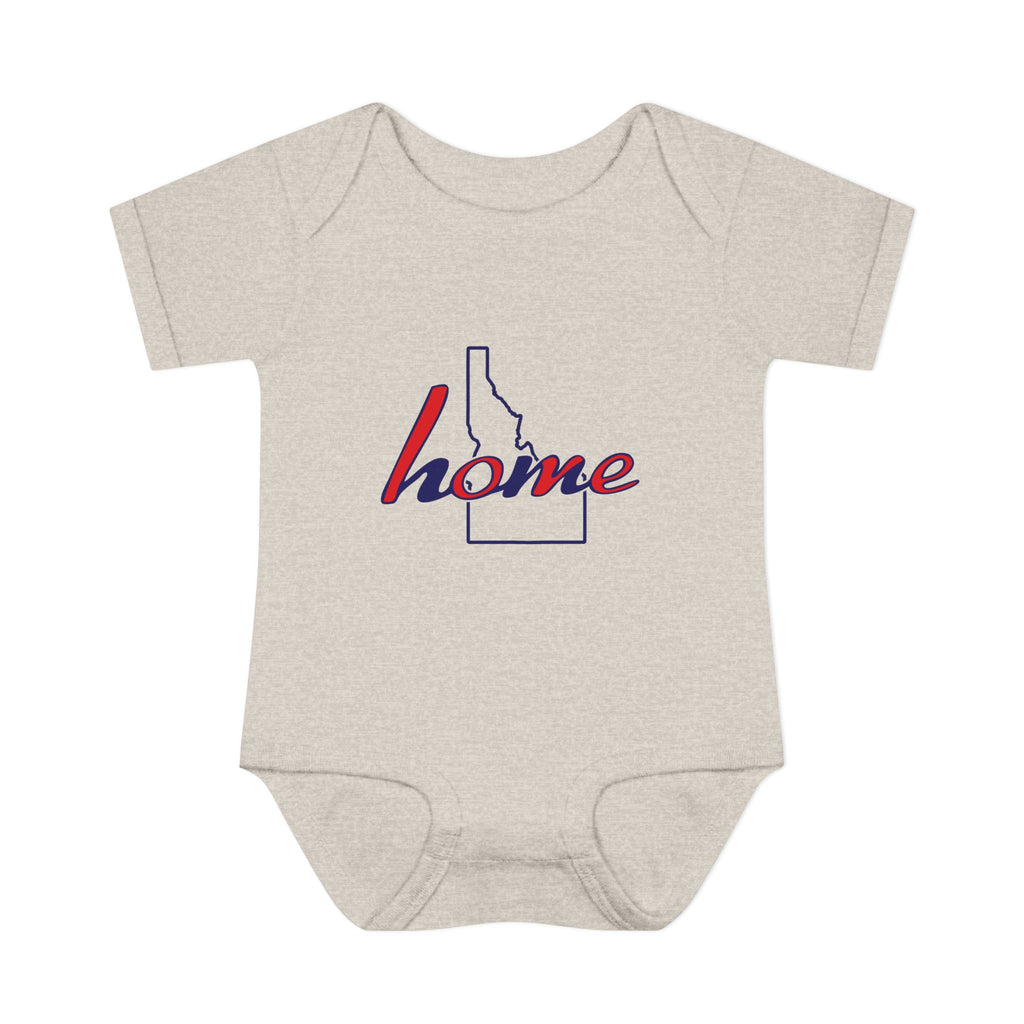 Idaho 'Home' Infant Bodysuit — Baby Onesie with State Outline