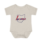 Ohio 'Home' Infant Bodysuit — Baby Onesie with State Outline