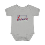 Nebraska 'Home' Infant Bodysuit — Retro State Pride Baby Onesie