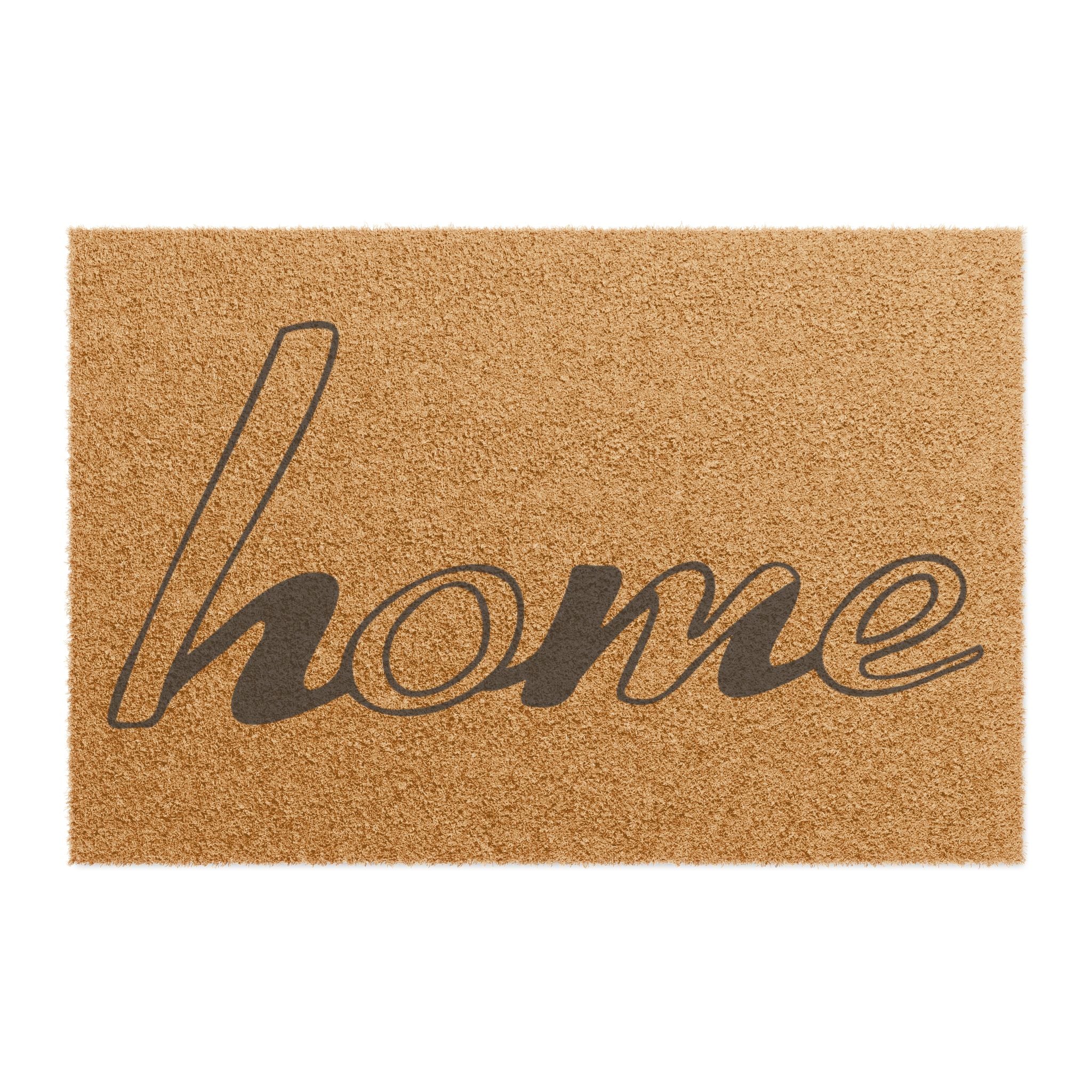 Natural Coir 'home' Doormat – Rustic Welcome Entry Mat