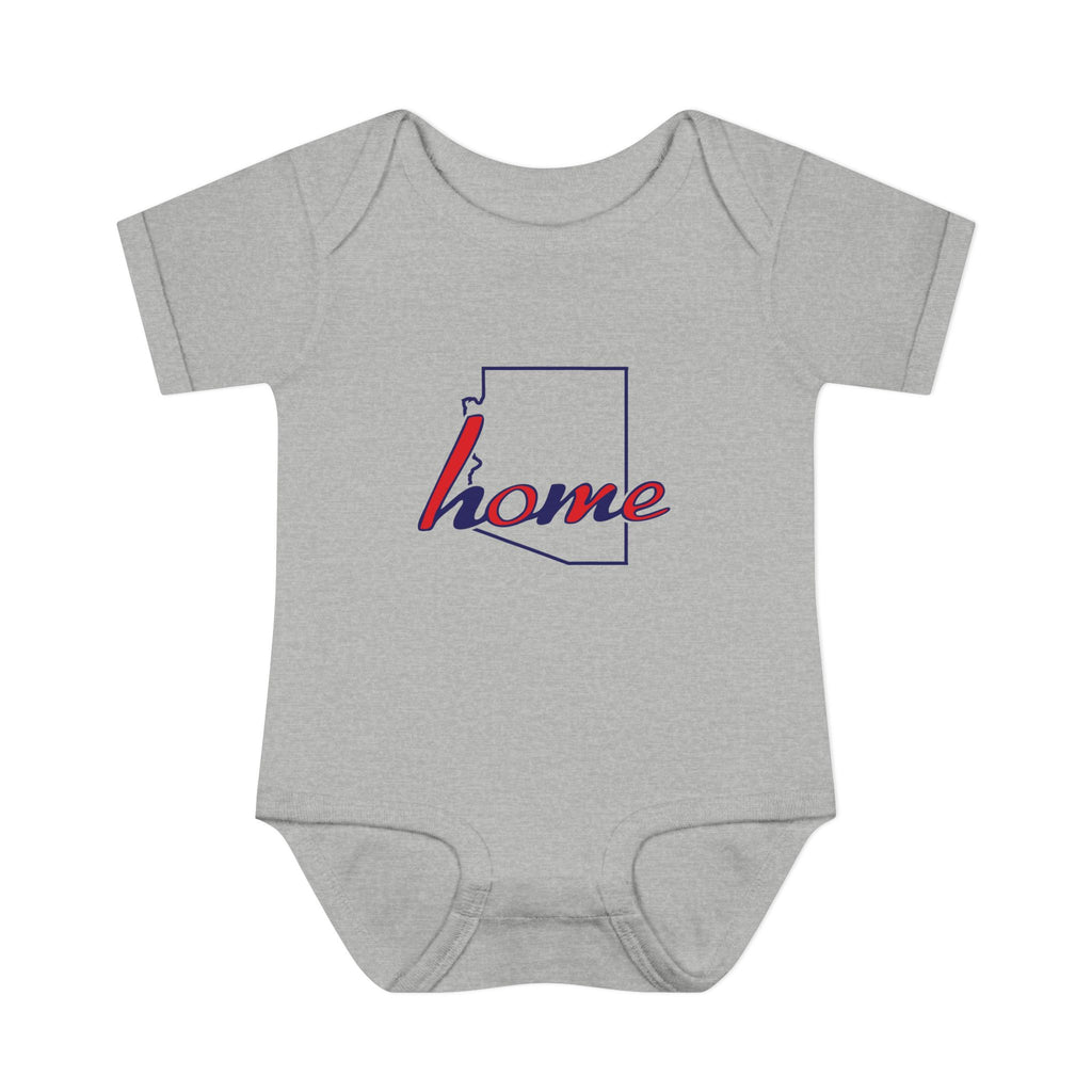 Arizona 'Home' Infant Bodysuit — Baby Onesie with State Outline