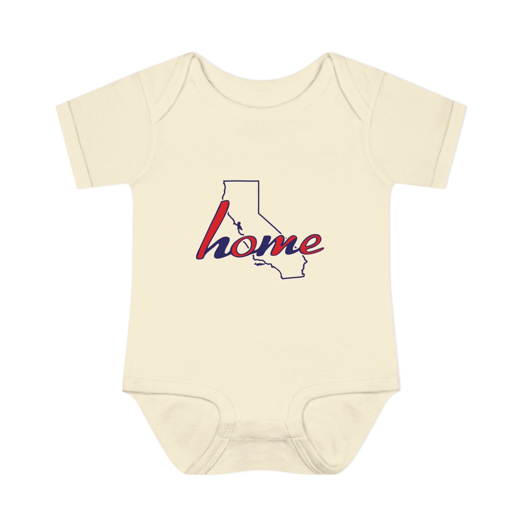 California 'Home' Infant Bodysuit — Baby Onesie with State Outline