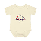 Wisconsin 'Home' Infant Bodysuit — Baby Onesie with State Outline